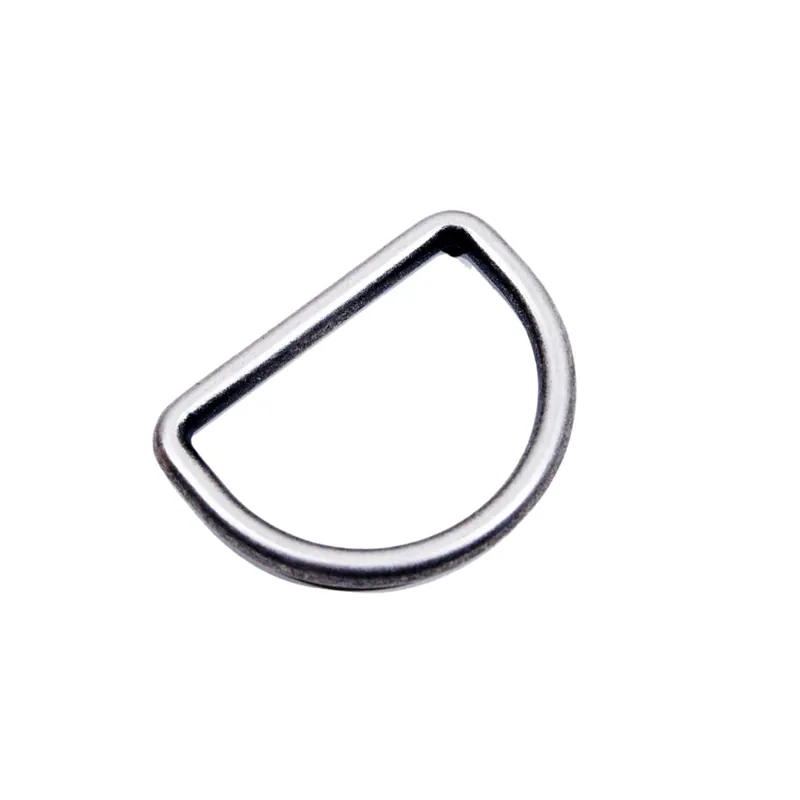 Neu Metall D Ring 20mm altsilber für Taschen Gurtbänder Leinen – D-Ring 2cm breit