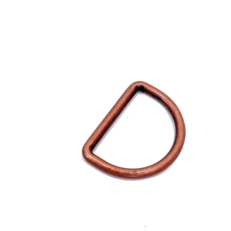 Metall D Ring 20mm altkupfer für Taschen Gurtbänder Leinen – D-Ring 2cm breit Heißes Angebot