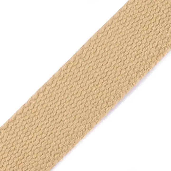 Billig Gurtband aus Baumwolle 2,5cm breit beige – Taschengurt