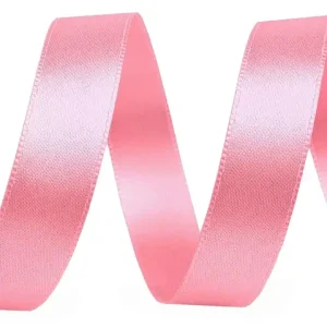 Satinband 15mm breit hell rosa - Zierband Geschenkband Schleifenband Premium