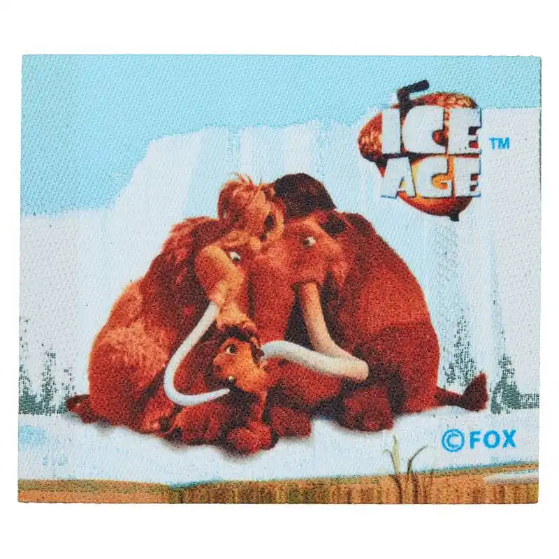 Bügelbild Ice Age Mammut Manni Ellie Peaches – Applikation zum Aufbügeln Top-Preis