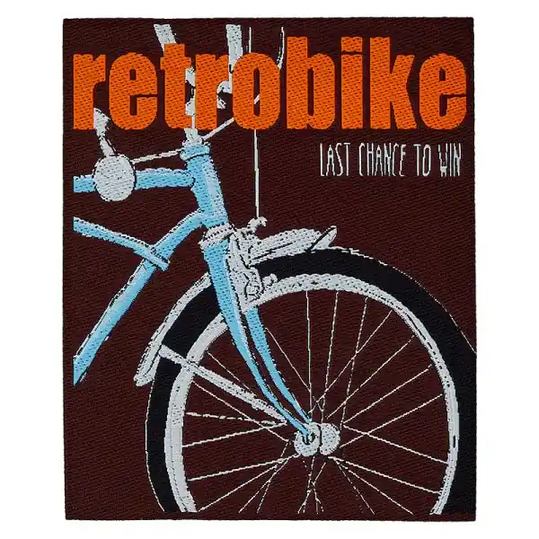 Exklusiv Bügelbild Retrobike Fahrrad – Applikation zum Aufbügeln