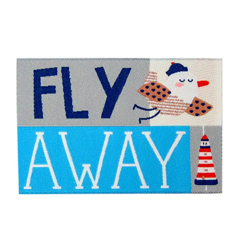 Bügelbild Fly Away Möwe Leuchtturm – Applikation zum Aufbügeln Neue Kollektion