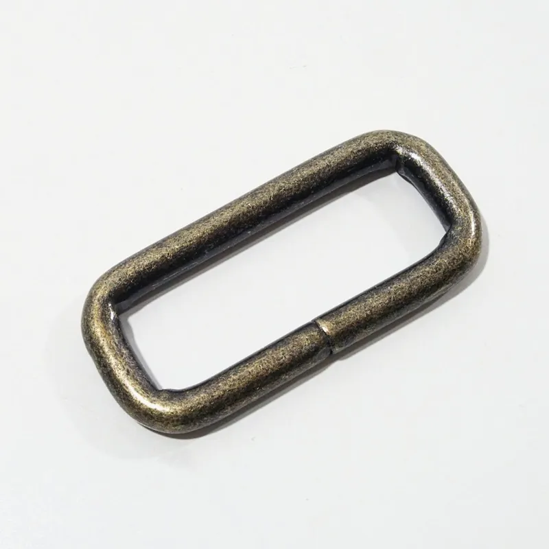 Metall Vierkant Ring 40mm altmessing – für Taschen & Gurtbänder Aktuell