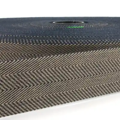 4cm Gurtband Doubleface Fischgrät navy nachtblau – Taschengurt Gürtelband beidseitig nutzbar Gleich Bestellen