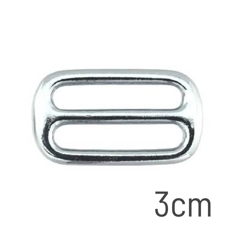 Hochwertig Metall Schieber Maxi 30mm silber – Leiterschnalle Stegschnalle für Gurtbänder