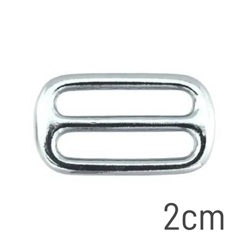 Preisknaller Metall Schieber Maxi 20mm silber – Leiterschnalle Stegschnalle für Gurtbänder