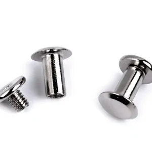 Buchschrauben Gürtelschrauben für Taschen Henkel - Alternative für Nieten Ø10mm x 10mm Jetzt Bestellen