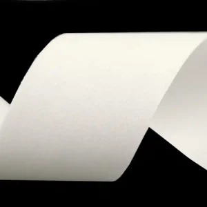 Samtband creme 40mm breit Wildlederoptik beidseitig – velvet ribbon doubleface creme Markenprodukt