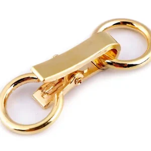 Saisonangebot Verschluss Karabiner und Ring gold – Schließe für Mantel Tasche & Tuch