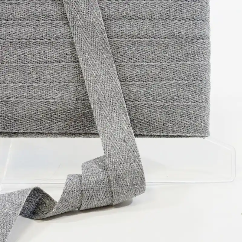 Twill Tape Köperband hellgrau 2cm breit – Nahtband Einfassband Saumband Gurtband Heute Kaufen