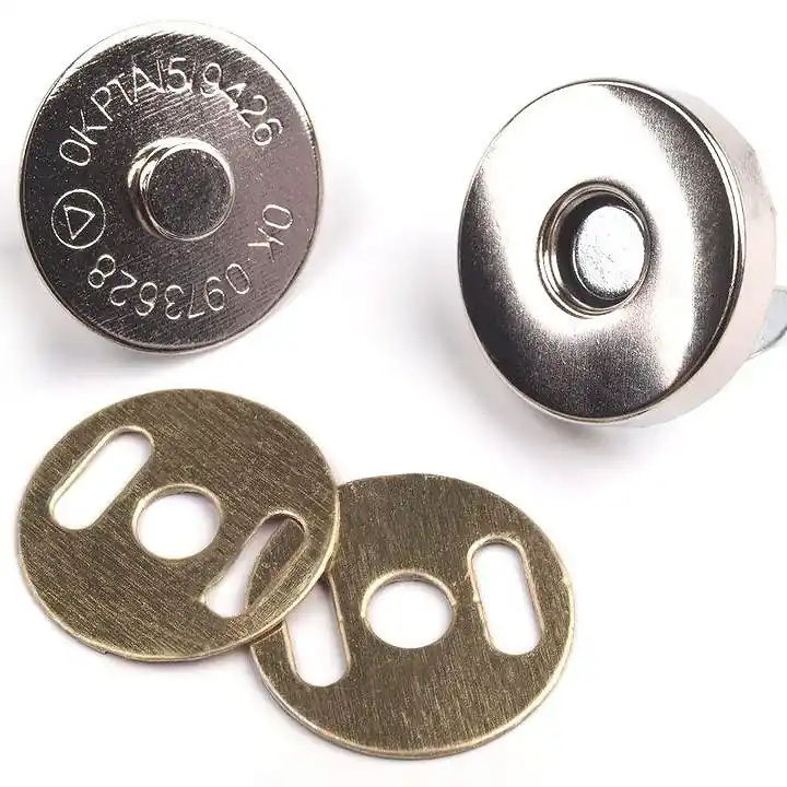 Magnetverschluß silber – Magnetknopf rund 18mm Letzte Chance