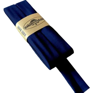 Angebot 3m Elastisches Schrägband aus Jersey dunkelblau navy - Jerseyschrägband 40/20/10