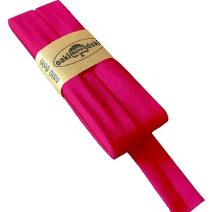 Gleich Bestellen 3m Elastisches Schrägband aus Jersey himbeere pink - Jerseyschrägband 40/20/10