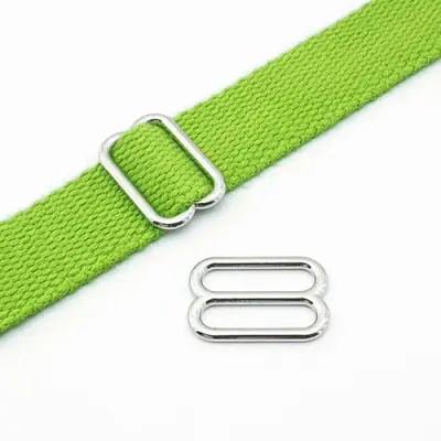 Preis Gesenkt Metall Steg 25mm silber – Leiterschnalle für Taschen & Gurtbänder 2,5cm Stegschnalle regulierbar