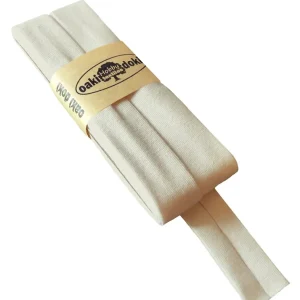 3m Elastisches Schrägband aus Jersey taupe sand - Jerseyschrägband 40/20/10 Markenprodukt