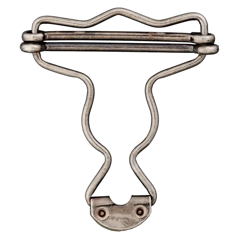 Schnäppchen Hosenträger Schließe für Latzhose & Latzrock altsilber 35mm – Verschluß zum Jeans Patentknopf