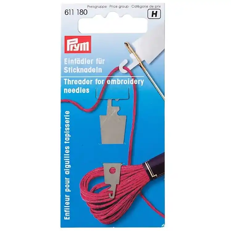 Heißes Angebot Einfädelhilfe für Sticknadeln von Prym – stabiler Einfädler für Wolle und Garn