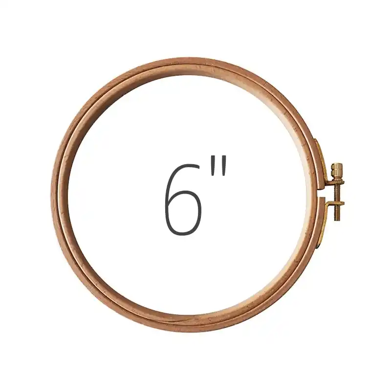 Stickrahmen aus Holz Ø 6″ – Stickring mit Stellschraube 155mm von BabySnap Expressversand