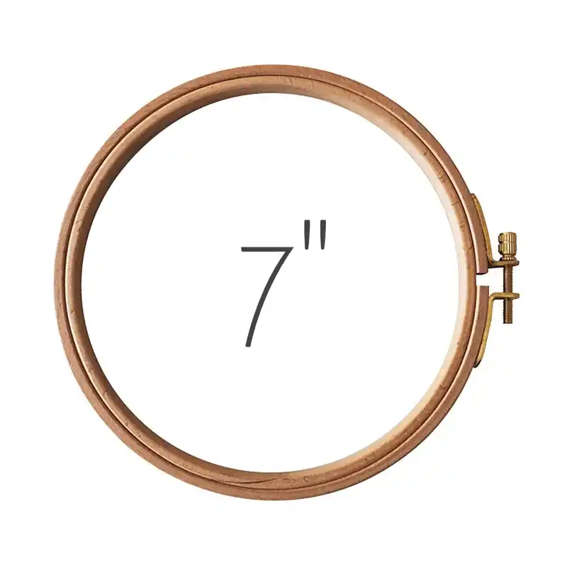 Stickrahmen aus Holz Ø 7″ – Stickring mit Stellschraube 180mm von BabySnap Preiswert