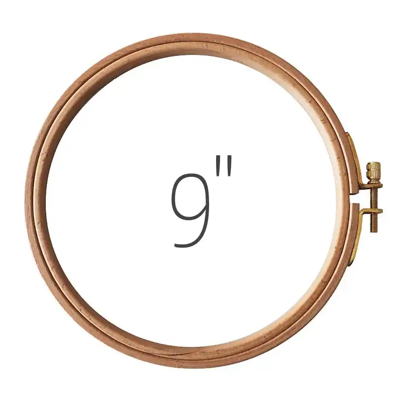 Direktkauf Stickrahmen aus Holz Ø 9″ – Stickring mit Stellschraube 238mm von BabySnap