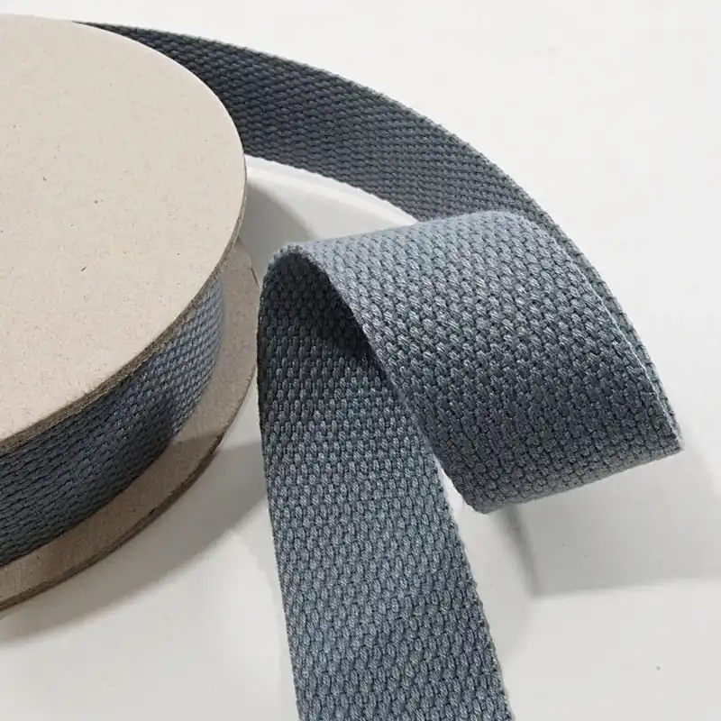 Gurtband 3cm breit grau – Baumwolle Mix Taschengurt Gürtelband Limited Edition