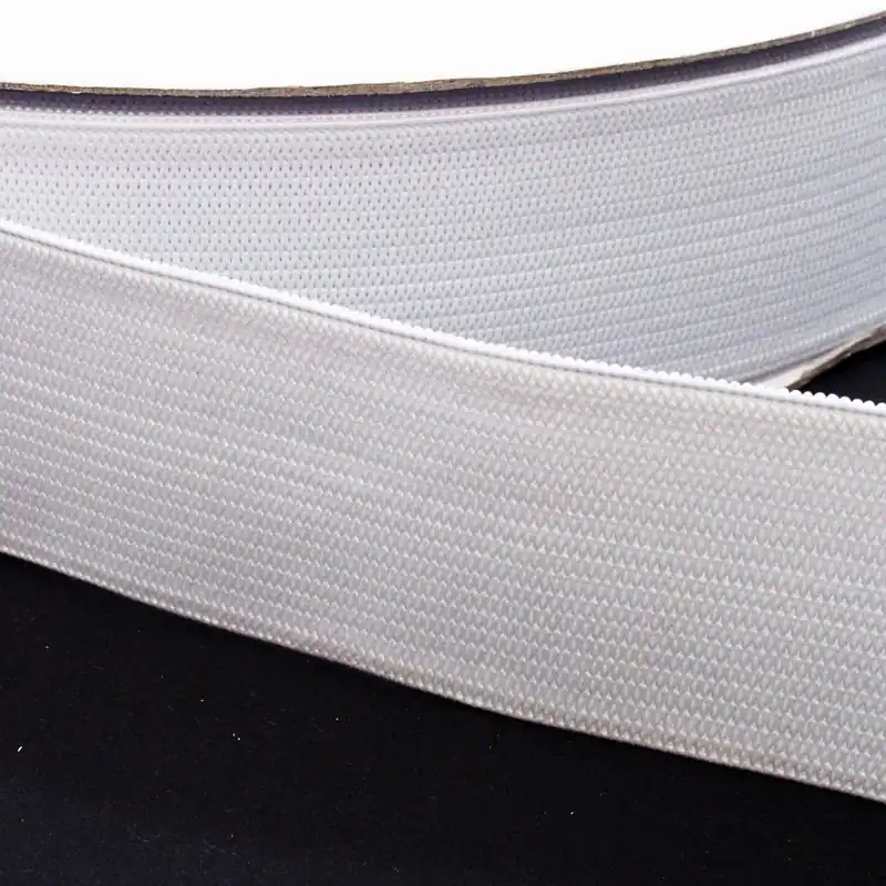 Expressversand 3cm breites Gummiband weiß – latexfreie Elastic Gummi Litze
