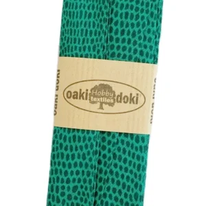 3m Schrägband Safari Schlange grün - Animal Print Snake Biasband Baumwolle 40/20/10 Sonderangebot