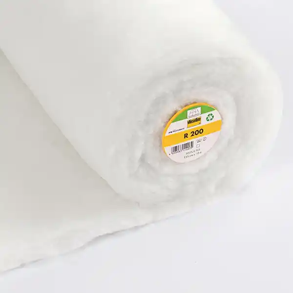 Top-Seller Vlieseline R200 – weiches dickes Volumenvlies aus recycelten Polyesterfasern