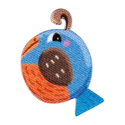 Bunter Buchstabe Q zum Aufbügeln Vogel- ABC Applikation Tiere Bügelbuchstaben Gratis Versand