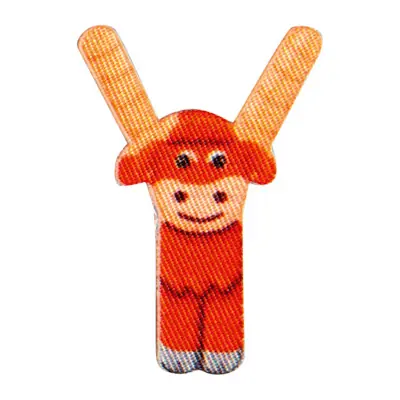 Bunter Buchstabe Y zum Aufbügeln Yak – ABC Applikation Tiere Bügelbuchstaben Im Trend