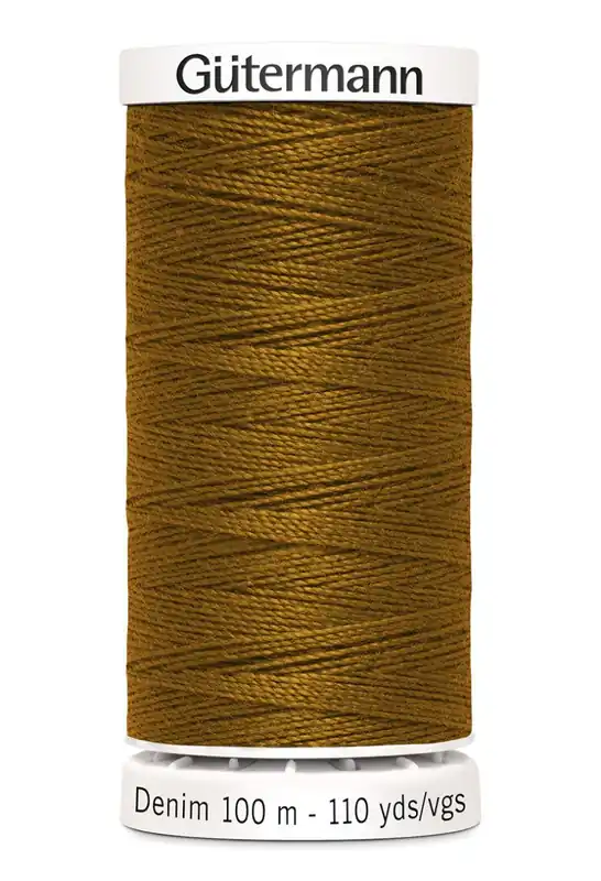 Jeans Nähgarn kupfer braun Fb. 2040 – 100m Denim Garn von Gütermann No.50 – Jeansfaden Jetzt Zugreifen