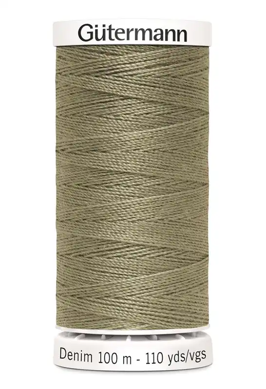 Schneller Versand Jeans Nähgarn beige Fb. 2725 – 100m Denim Garn von Gütermann No.50 – Jeansfaden