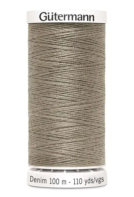 Jeans Nähgarn beige Fb. 2430 – 100m Denim Garn von Gütermann No.50 – Jeansfaden Limited Edition