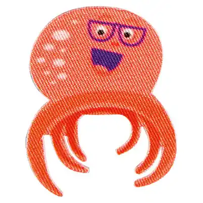 Solange Der Vorrat Reicht Bunte Zahl 8 zum Aufbügeln Oktopus – ABC Applikation Tiere Bügelbuchstaben