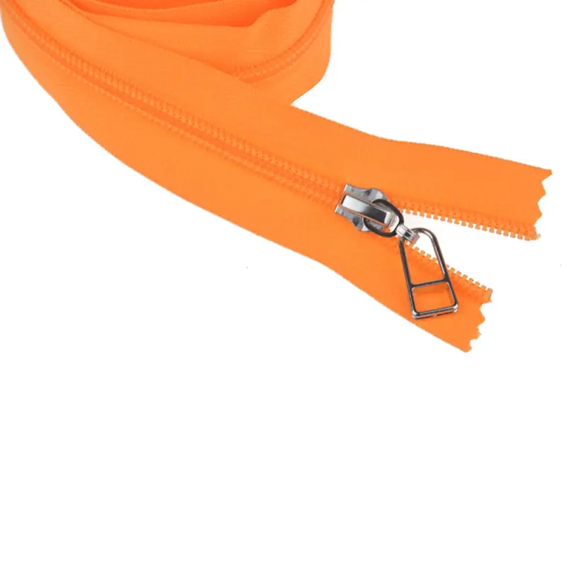 Direktkauf Reißverschluss endlos 5mm neon orange- Endlosreißverschluss SR5 orange