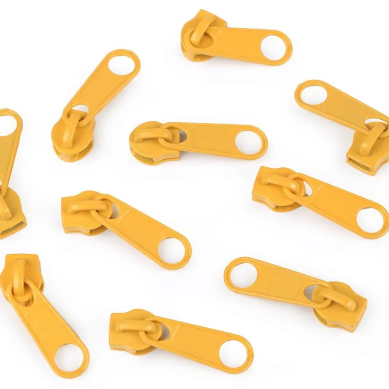 Aktuell Zipper für Reißverschluss endlos 5mm gelb – Endlosreißverschluss SR5 daffodil