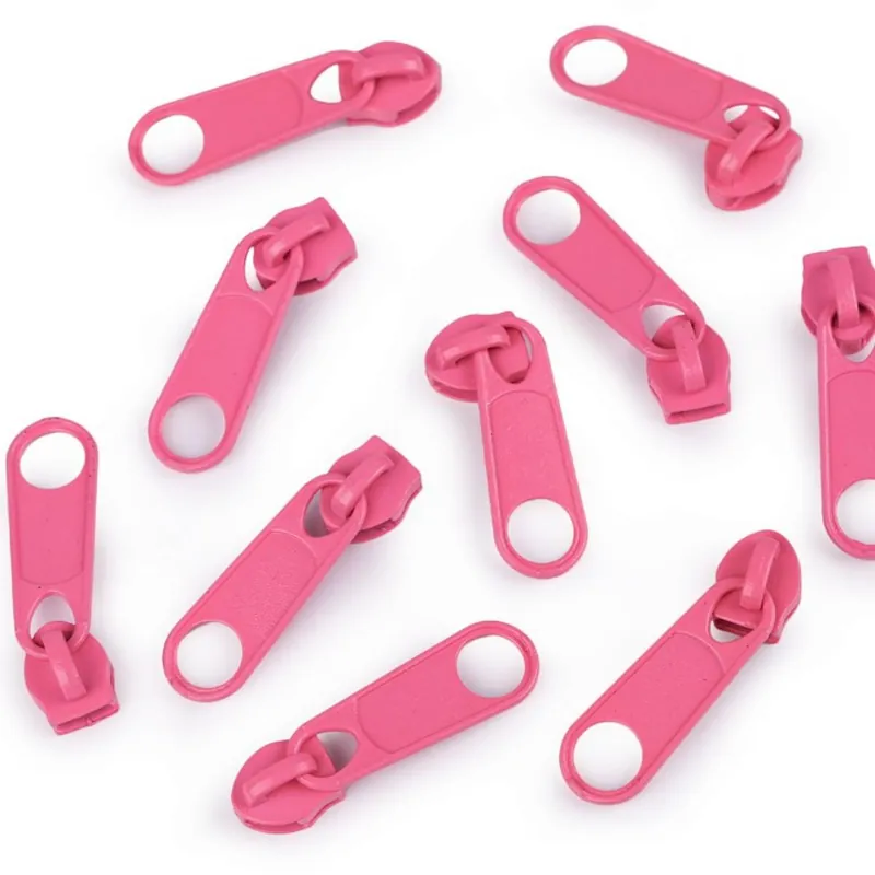 Zipper für Reißverschluss endlos 5mm hellpink – Endlosreißverschluss SR5 pink carnation Premium