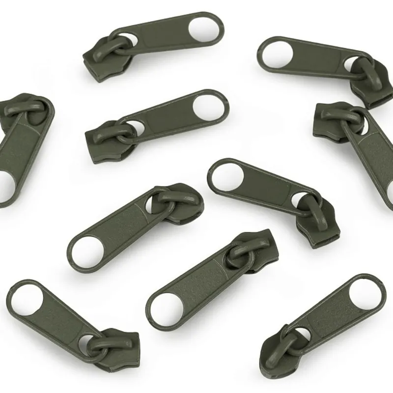 Begrenztes Angebot Zipper für Reißverschluss endlos 5mm dunkeloliv – Endlosreißverschluss SR5 olive night