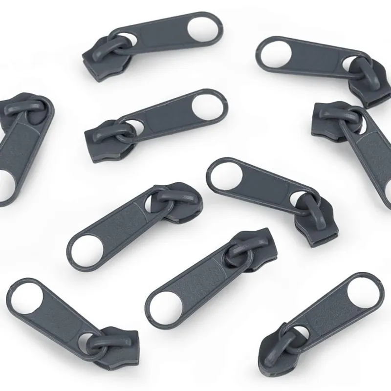 Zipper für Reißverschluss endlos 5mm stahlgrau – Endlosreißverschluss SR5 grey Sale