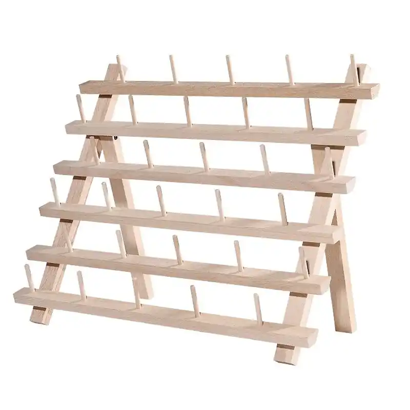 Nähgarn Ständer 30 Farben 32x36cm | Garnrollenhalter | Garnständer Tisch oder Wandmontage Kostenfreie Lieferung