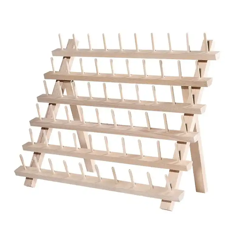 Markenware Nähgarn Ständer 60 Farben 32x40cm | Garnrollenhalter | Garnständer Tisch oder Wandmontage