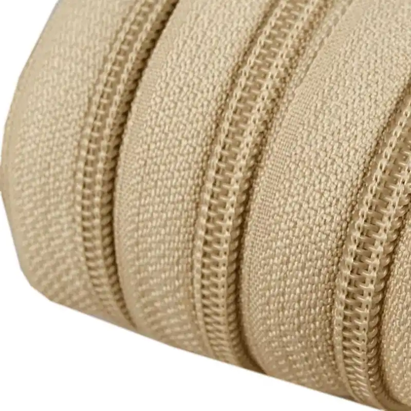 Reißverschluss endlos 5mm beige – Endlosreißverschluss SR5 prairie sand Finale Aktion