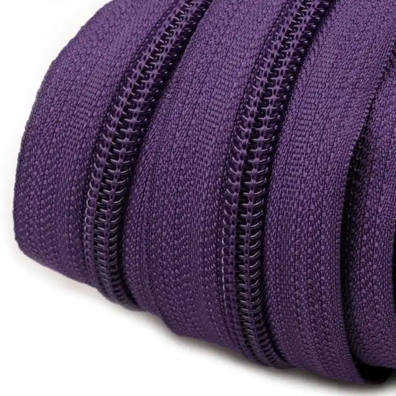 Reißverschluss endlos 5mm violett – Endlosreißverschluss SR5 plum Im Trend