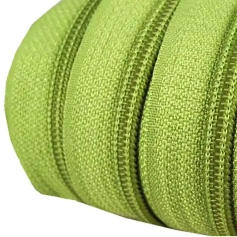 Reißverschluss endlos 5mm apfelgrün – Endlosreißverschluss SR5 lime green Must-Have