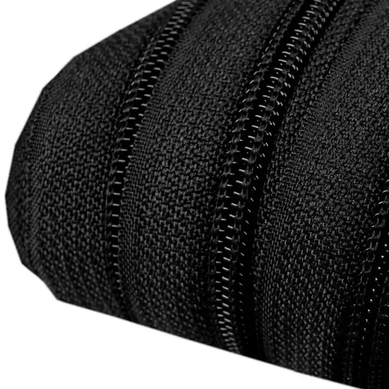 Reißverschluss endlos 5mm schwarz – Endlosreißverschluss SR5 black Neu
