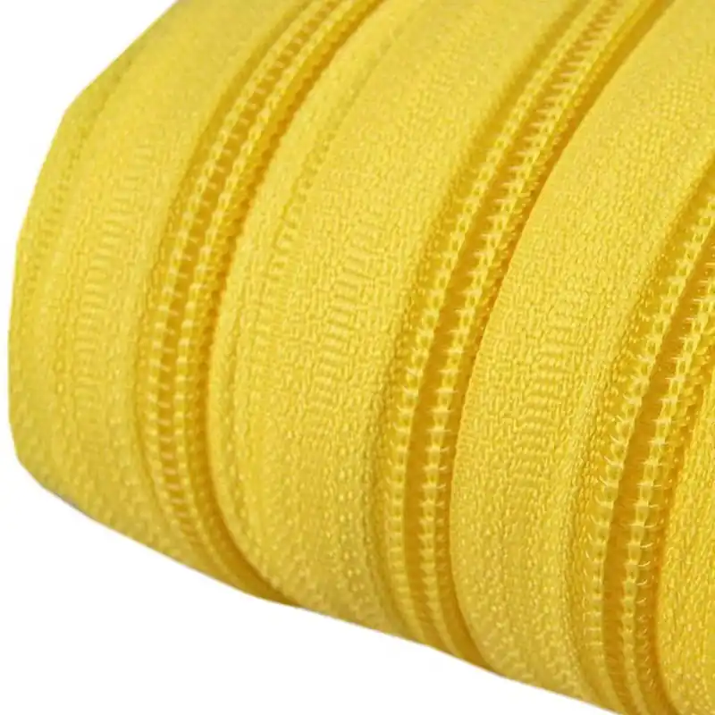 Heißes Angebot Reißverschluss endlos 5mm zitronen gelb – Endlosreißverschluss SR5 lemon