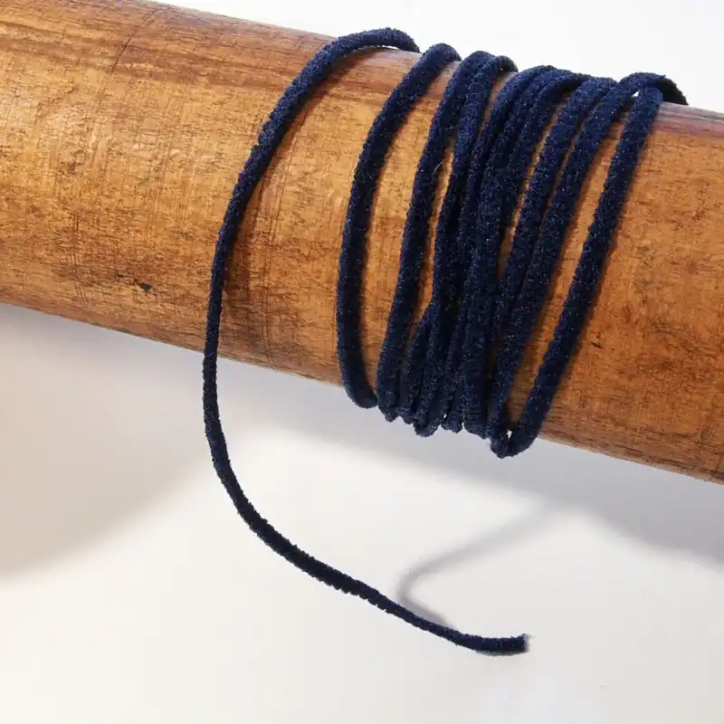 weiches Rundgummi in navy Ø2 mm für Masken und Bastelarbeiten – Soft Cord Maskengummi Sichere Zahlung