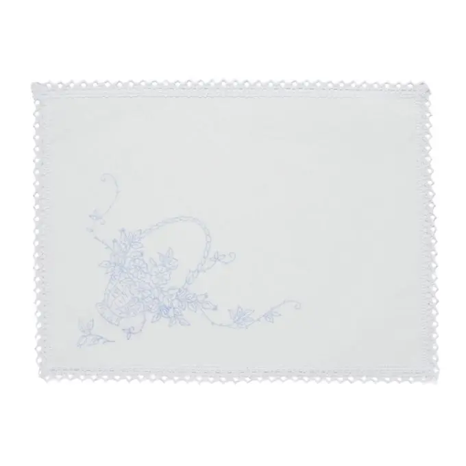 Stickgarn Napperon 40x30cm – Handarbeitszubehör Abverkauf