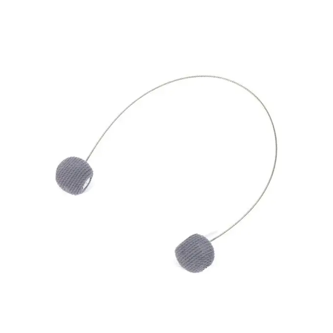 Gratis Versand Trendiger Vorhanghalter, grau